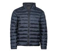 TeeJays Leichte wattierte Jacke mit mit Stehkragen vereinzelt r. 5XL Pufferjacke Navy S