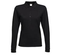 Ladies Stretch Long Sleeve Polo