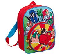 Teen Titans Go! Rucksack Kinder Schultasche DC Super Heroes Reisetasche Sportrucksack, rot, One Size, Rucksack