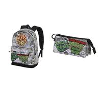 TEENAGE MUTANT NINJA Paramount Ninja Turtles Pizza Time - FAN HS Rucksack 2.0 + FAN Dreifach Federmäppchen 2.0