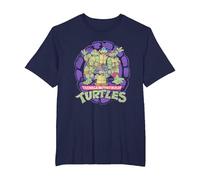 Teenage Mutant Ninja Turtles 80's Distressed Group Shot T-Shirt, Herren Große Größen, Marineblau, 3X Tall
