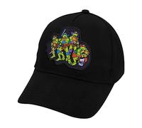 Teenage Mutant Ninja Turtles Baseballkappe, TMNT Baseballmütze für Jungen, Ninja Turtles Kindermütze, Baumwollmütze, Schwarz, Einheitsgröße