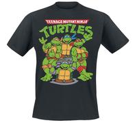 Teenage Mutant Ninja Turtles Group T-Shirt schwarz in S