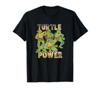 Teenage Mutant Ninja Turtles Schildkröte Macht Gruppenpose T-Shirt
