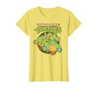 Teenage Mutant Ninja Turtles Silly Gestures T-Shirt, Damen, Gelb, XL