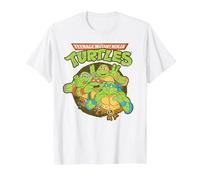 Teenage Mutant Ninja Turtles Silly Gestures T-Shirt, Herren, Weiß, 4XL