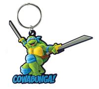 Nickelodeon Teenage Mutant Ninja Turtles Leonardo Laser Cut Rubber Keychain
