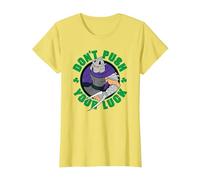 Teenage Mutant Ninja Turtles St. Patrick's Day Shredder Luck T-Shirt, Damen, Gelb, L