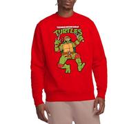Teenage Mutant Ninja Turtles Unisex TMNT Retro Raph Crew Sweatshirt, rot, S