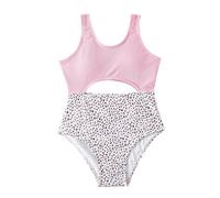 Teenager Mädchen Badeanzug Einteiliger Bademoden Sport Schwimmanzug Mit Cut-Out, Athletic Badebekleidung mit Breiten Trägern Schwimmbekleidung Strandmode Bikinis Ärmellos für 8-12 Jahre (11-12 Years)
