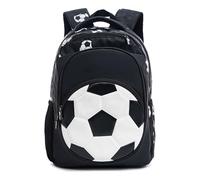 Teenager-Rucksack für - Wasserdichter Kinderrucksack für , Kinderrucksack | Mittelschultaschen, Reiserucksack, Fußballrucksack mit großer Kapazität, Schultasche für , blacks