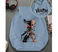Teens/Kids Groot Venom Form Grafik Hoodie, Marvel Charakter, lässig weite Passform Langarm Sweatshirt, Herbst