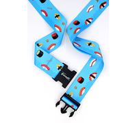 Teeoff Gepäckgurte, 2 Stück, Koffergürtel, Reisetasche, Zubehör, verstellbar (Sushi, 2 Stück)