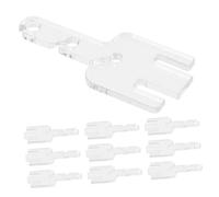 TEHAUX 10 Stück Strickmaschinen Zubehör Fadenspannungsregler Abnehmbar aus Metall Kompatibel mit Addi King Express für Präzise Spannung und Effizientes Stricken