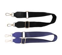 TEHAUX 2 Stück Verstellbare Schultergurte für Handtaschen Crossbody-Trageriemen mit Eleganten Goldfarbenen Schnallen Langlebige Ledergurte für Damen und Herren Ersatzriemen für