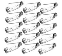 TEHAUX 400 Stück Sicherheitsnadeln aus Metall mit Löchern Broschennadeln für Selbstgemacht Schmuck Kiltnadeln zum Befestigen Von Kleidung und Accessoires