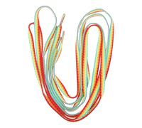 TEHAUX Bunte Regenbogen Schnürsenkel aus Polyester 1 Paar Farbige Schnürsenkel für Sneaker und Canvas Schuhe Einfach zu Benutzen Geschenk für Regenbogenpartys