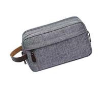 TEHAUX Großer Kulturbeutel für Herren Kosmetiktasche aus Nylon mit Reißverschluss Multifunktionale Reise Waschtasche für Handgepäck und Aufbewahrung