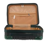 TEHAUX Handlicher Kosmetikkoffer 14 Zoll Abs Reisekoffer Make Up Aufbewahrungstrolley Damen Tragbarer Koffer für Reise und Alltag