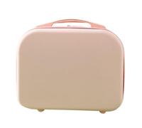 TEHAUX Leichte Tragbare und Praktische Make Up Aufbewahrung Unterwegs aus Abs Kosmetiktasche für Damen Kompakter Kulturbeutel 14 Zoll für Reisen