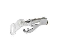 TEHAUX Metall Nähfuß für Haushaltsnähmaschinen Freihändiger Quilting Stickfuß Federbelastet Kompatibel mit Singer Brother Babylock Hochwertig Silberfarben Vielseitig Einsetzbar