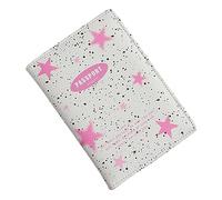 TEHAUX Pu Schutzhülle Wasserdichtes Pu- Mehrere Kartenfächer Reisepass Wallet Für Und Outdoor-aktivitäten Für Schüler Und Mit Sternen