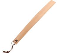 TEHAUX Schuhlöffel aus Holz 38cm Lang Ergonomischer Schuhanzieher für Senioren und Schwangere Glatte Kanten Langlebiger Stiefelknecht für Einfaches Anziehen