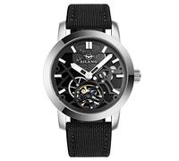 TEINTOP Ailang Skelett Uhren Herren Automatik Schwarz Steampunk Mechanische
