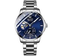 TEINTOP Herren Automatik Uhren Ailang Stahlarmband Männer Mechanisches Armbanduhr (Silber Blau)
