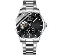 TEINTOP Herren Automatik Uhren Ailang Stahlarmband Männer Mechanisches Armbanduhr (Silber Schwarz)