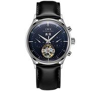 TEINTOP Multifunktionsuhren Herren Automatik Uhr Mechanische Offenes Herz Männlich Armbanduhren (Blau)