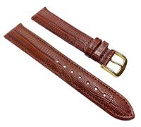 Teju-Print Ersatzband Uhrenarmband Kalbsleder Band Braun 22149G-XL