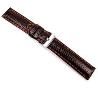 Teju Sport Ersatzband Uhrenarmband Kalbsleder Dunkelbraun 20775S