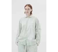 Tekla Unisex Poplin, Pyjamas Shirt Clover Stripes Größe: XXS | Nachtwäsche Outlet | Unisex