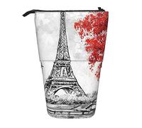 Teleskop-Federmäppchen, Beagle-Hund, Schreibwaren, Federmäppchen, Make-up-Tasche, tragbare Büro-Schreibwaren-Tasche für Teenager, Mädchen, Erwachsene, Paris, Pencil Telescopic, Kosmetikkoffer