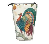 Teleskop-Federmäppchen, Sonnenuntergänge, See, Pferde, Schreibwaren, Federmäppchen, Make-up-Tasche, tragbare Büro-Schreibwarentasche für Teenager, Mädchen, Erwachsene, Thanksgiving Türkei, Pencil
