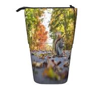 Teleskop-Federmäppchen, Sonnenuntergänge, See, Pferde, Schreibwaren, Federmäppchen, Make-up-Tasche, tragbare Büro-Schreibwarentasche für Teenager, Mädchen, Erwachsene, Süßes Eichhörnchen, Pencil