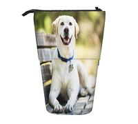 Teleskop-Federmäppchen, Sonnenuntergänge, See, Pferde, Schreibwaren, Federmäppchen, Make-up-Tasche, tragbare Büro-Schreibwarentasche für Teenager, Mädchen, Erwachsene, Labrador, Pencil Telescopic,