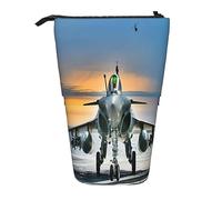 Teleskop-Federmäppchen, Sonnenuntergänge, See, Pferde, Schreibwaren, Federmäppchen, Make-up-Tasche, tragbare Büro-Schreibwarentasche für Teenager, Mädchen, Erwachsene, Flugzeig, Pencil Telescopic,