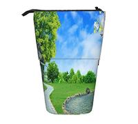 Teleskop-Federmäppchen, wilder Leopardenmuster, Schreibwaren, Federmäppchen, Make-up-Tasche, tragbare Büro-Schreibwaren-Tasche für Teenager, Mädchen, Erwachsene, natur, Pencil Telescopic,