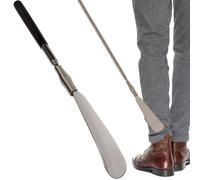 Teleskop-Schuhlöffel - 77cm ausziehbar für bequemes, schonendes Anziehen von Schuhen & Stiefeletten - Robuste Metall-Kunststoff-Konstruktion