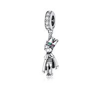 Teleye Armband Charm Bead Prince of The Sea DIY Charm 925 Sterling Silber passt Pandora Armband Halskette, European Charms Bracelet