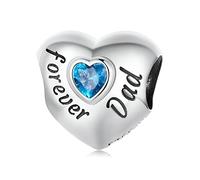 Teleye Love Family Charm Charm 925 Sterling Silber Charm passt für Pandora Armband Halskette (Dad)