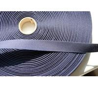 Telliswelt 1m Qualitäts Nahtband Köperband stabil 100% Baumwolle 2cm breit schwarz -Made in Germany-