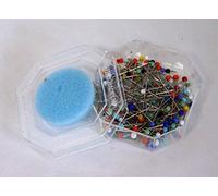 Telliswelt Glaskopf Stecknadeln Stahl Top Qualität 20g zirka 160 Stück