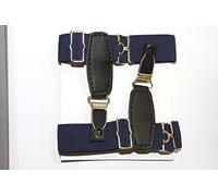 Telliswelt Sockenhalter Herren Strumpfhalter Socken extra länger Modell 22 blau