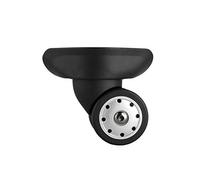 Temhyu Shuxiang-kleines Rad, Koffer, Rollen, Räder Gepäck Ersatz, Reparatur Gepäck Rad, Falt- Spinner Räder Replacement, Koffer, hohe Qualität (Color : W046 Small Black)