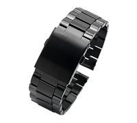 TEMKIN Edelstahlarmband for Diesel for DZ4318 for DZ4323 for DZ4283 for DZ4309 26 mm Uhrenarmband gebogenes Ende massives Metallarmband