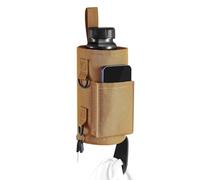 TEMOOUES Reißfester Sport Flaschenhalter 900D Tuchbefestigung & Komfort Tragegurte Turnbeutel für Herren, braun, Mass Beauty