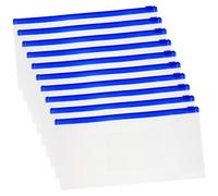 TEMPNAP 10stücke Transparentes Stiftetui Aus Kunststoff Mit Reißverschluss Tragbare Stifttasche Für Stifte Bleistifte Lineale Und Andere Schreibwaren Mehrzweck-stiftaufbewahrungstasche Dur